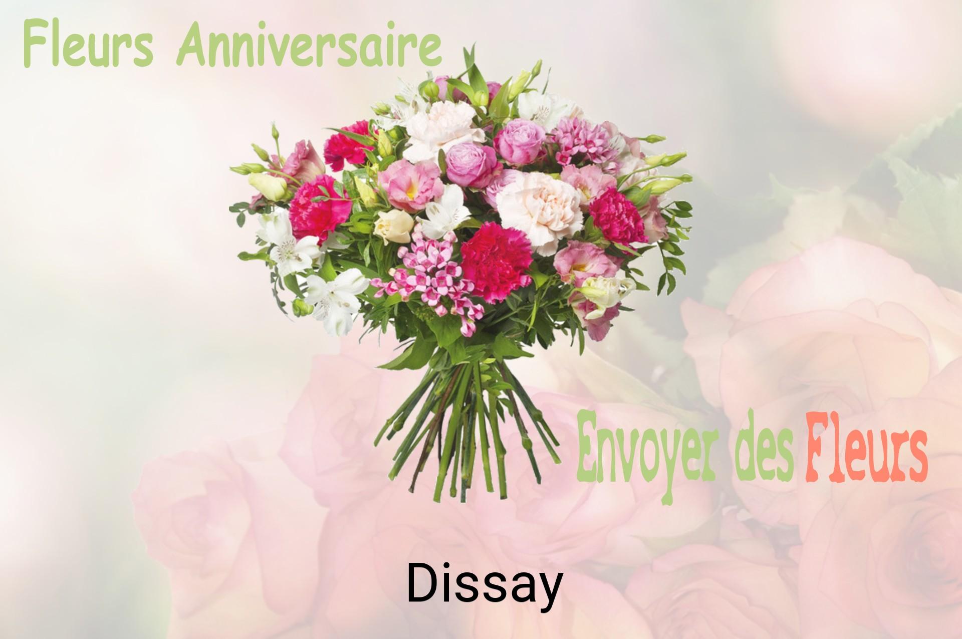 Bouquet de fleurs d’anniversaire livré à Dissay